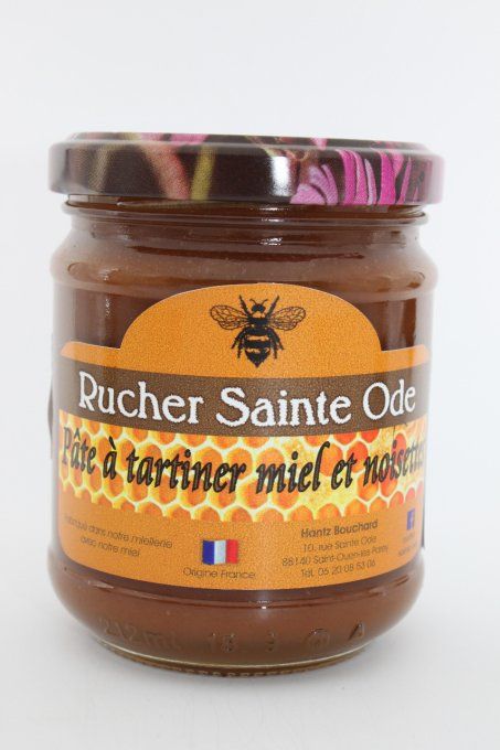 Pâte à tartiner miel et noisettes